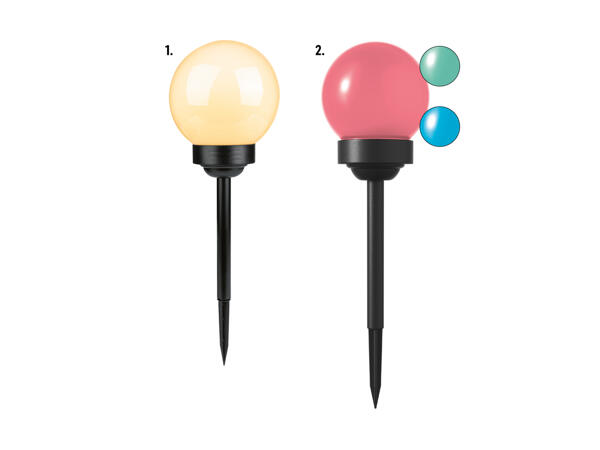 Boule lumineuse solaire à LED