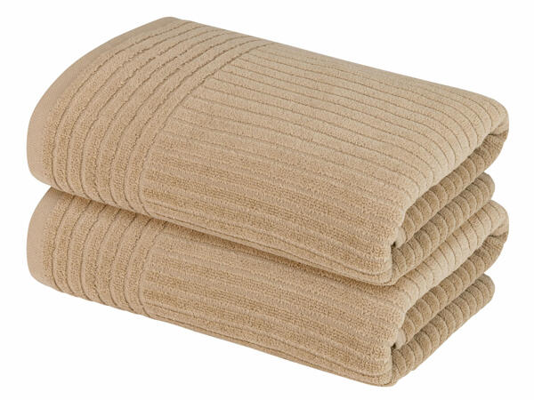Miomare Frottéhandduk, 2-pack