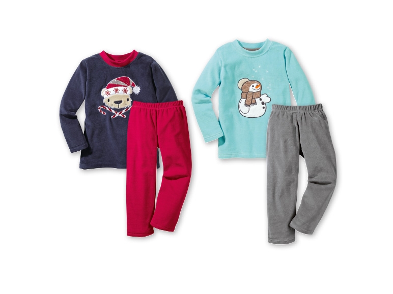 Lupilu Boys' Velour Pyjamas