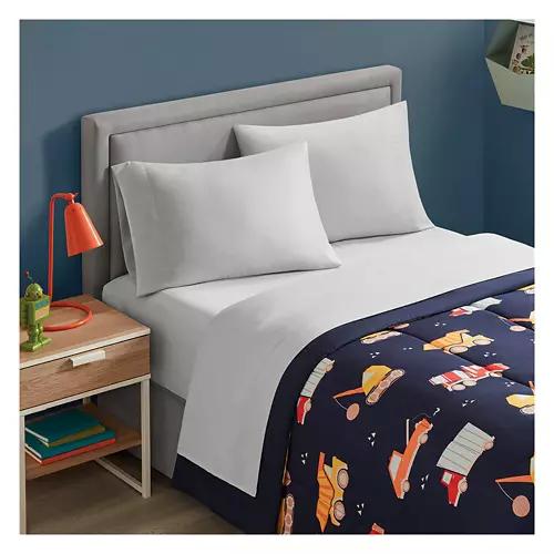 Full Size Bed Sheet Set, Gray