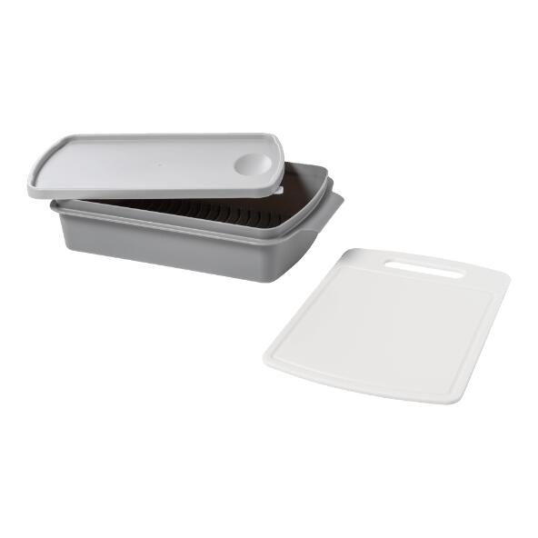 CROFTON(R) 				Frischhaltedose mit Deckel und Schneidebrett