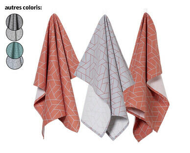 MY LIVING STYLE 
 LINGES DE CUISINE, 3 PIÈCES