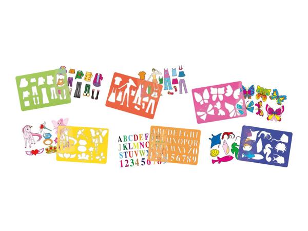 Crelando Clothes Stencil Set - 12 Piece Set