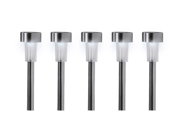 SOLÁRNÍ LED SVÍTIDLA – 5 KUSŮ