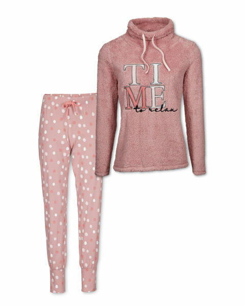 Avenue Ladies' Rose Fleece Pyjamas