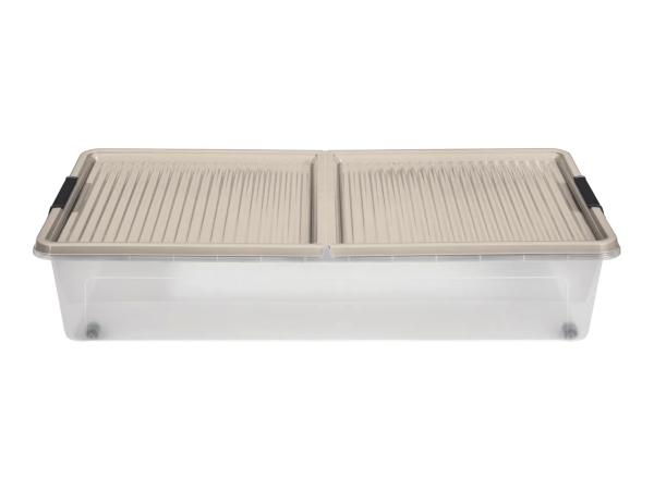 Livarno Home Underbed Storage Box With Wheels - Beige