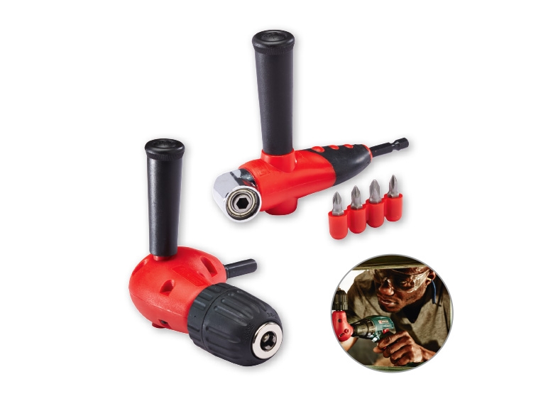 Powerfix Right Angle Drill Attachment / Right Angle Bit Holder