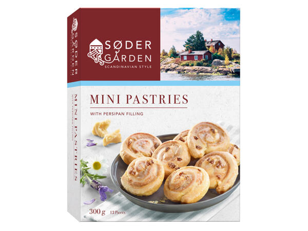 Glazed Mini Pastry Swirls