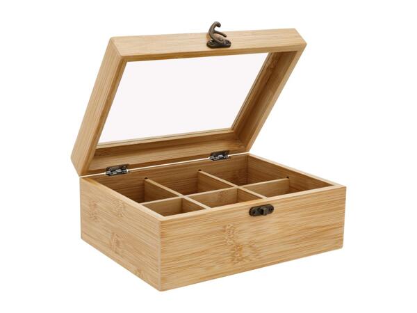 Silvercrest Bamboo Tea Box