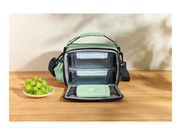 Green Cool Bag With Food Storage Containers