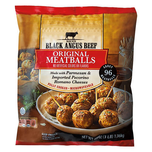Premium Black Angus Original Meatballs, 3 lb