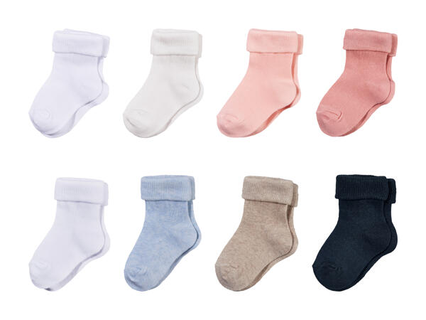 Socquettes pour bébé, 2 paires