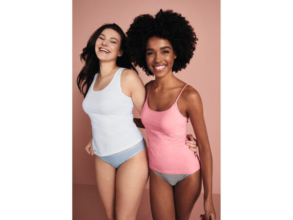 esmara(R) Damen Minislips, 5 Stück, mit hohem Baumwollanteil