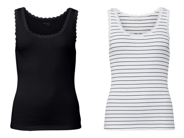 Ladies' Ribbed Vests