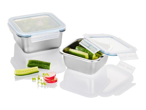 Livarno Home Square Food Storage Container Set - Set of 2