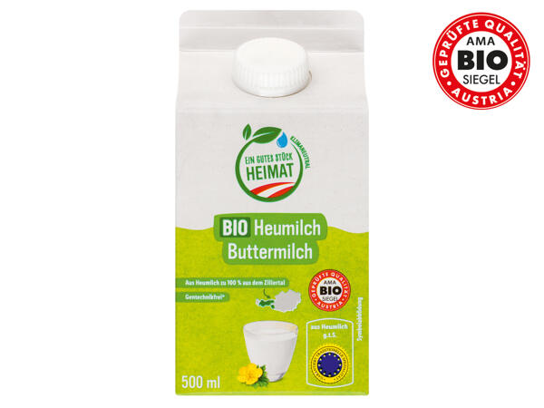 Bio-Heumilch Buttermilch