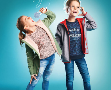KIDZ ALIVE Kinder-Softshellmantel/-jacke