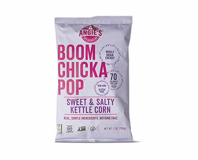 Angie's BOOMCHICKAPOP Sea Salt Popcorn or Sweet & Salty Kettle Corn ...