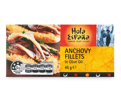 Anchovy Fillets 45g