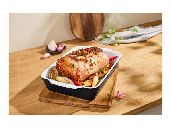 Silvercrest Black Large Stoneware Oven Dish