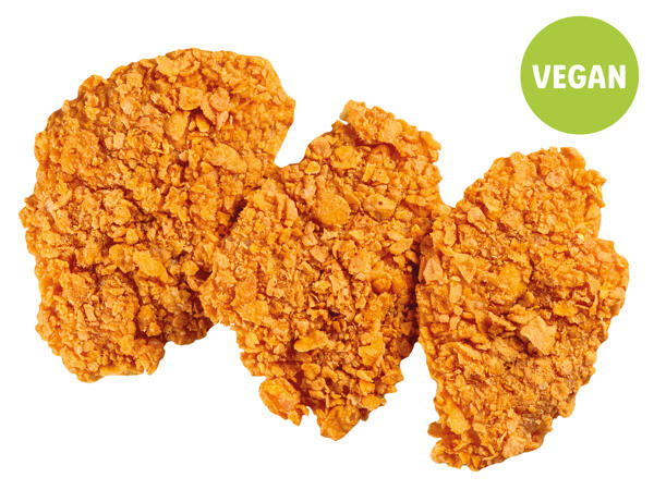 Frische vegane Mini-Schnitzel