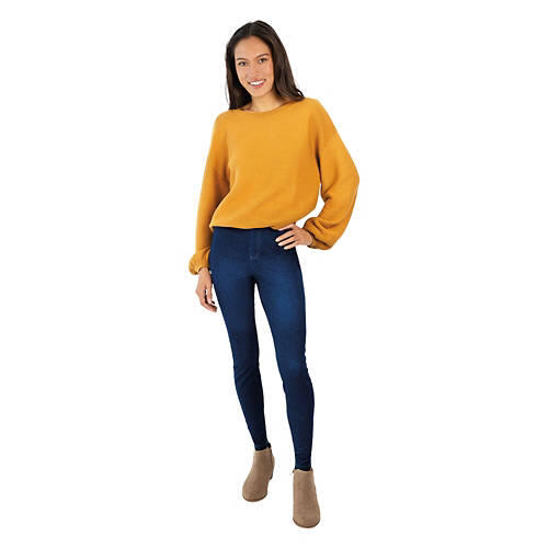 Ladies Skinny Jegging - Dark Blue, S