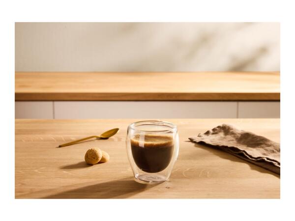 Silvercrest Insulated Espresso Glasses - 4 Pack