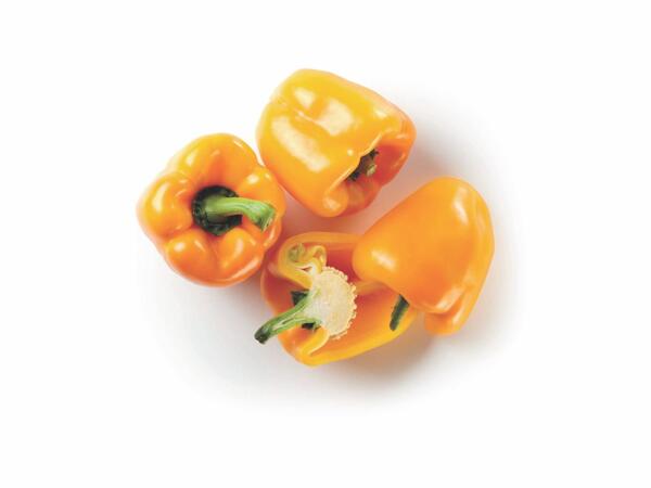 Red or yellow peppers
