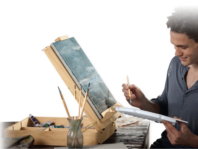 CRELANDO Tabletop Box Easel