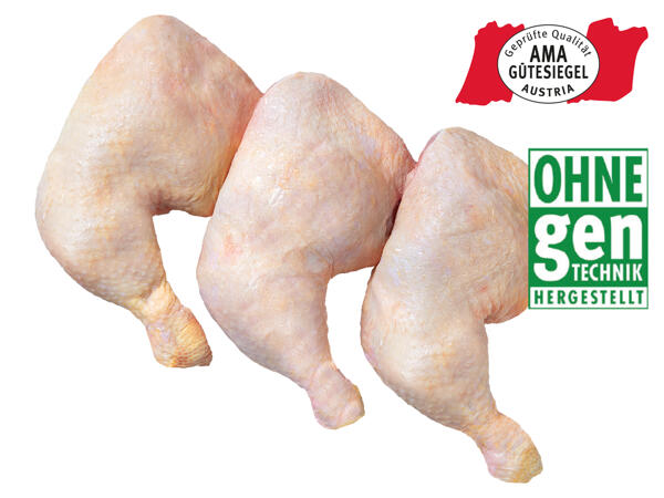 Frische Hendlkeulen