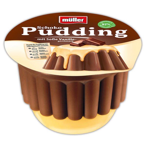 Pudding mit Soße