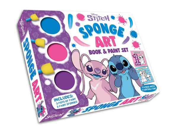 Stitch Sponge Art Book & Paint Activity Set