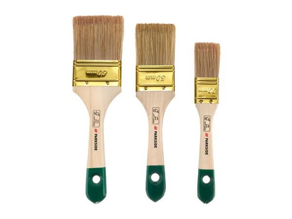Parkside Green Paintbrush Set - Set of 3