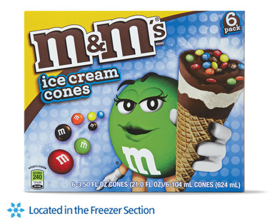 M&M's Ice Cream Cones
