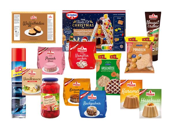 Belbake, Freshona, Dr. Oetker, Haas und W5