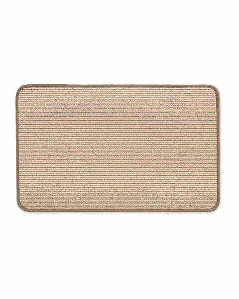 Brown Stripes Washable Kitchen Mat