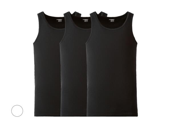 Débardeurs à nervures, set de 3