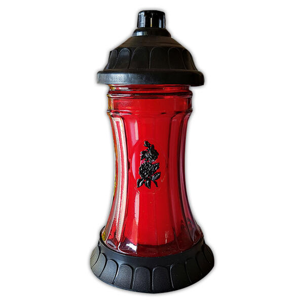 Glas-Königslicht rot
