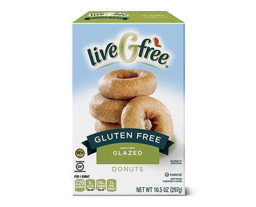 liveGfree 
 Glazed or Chocolate Gluten Free Donuts