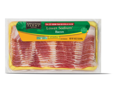 Appleton Farms Lower Sodium Bacon