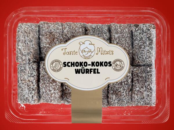 Schoko-Kokos Würfel