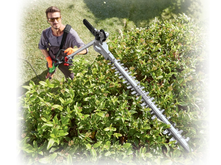 FLORABEST(R) 900W 2-in-1 Long-Reach Hedge Trimmer/Pruner