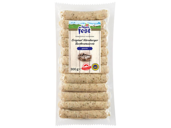 ALPENFEST Original Nürnberger Rostbratwürste Klassik