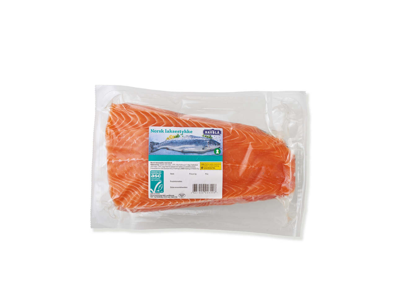 HAVBLÅ Fersk norsk laksefilet