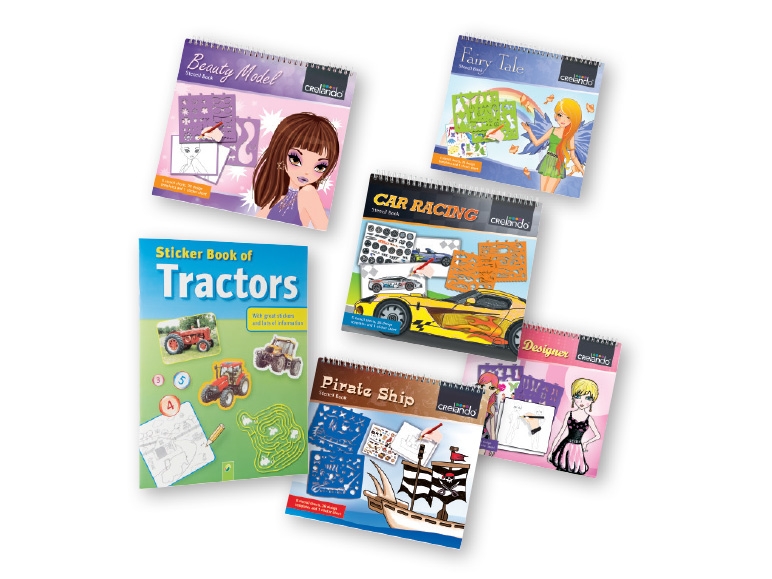 CRELANDO(R) Stencil Books/ Kids' Book