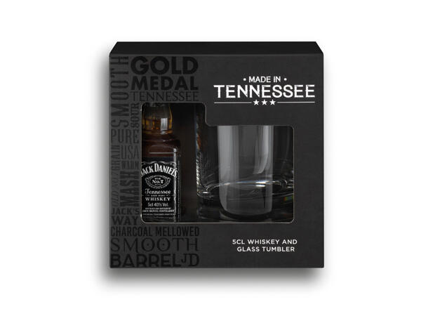 Jack Daniel's Bottle & Glass Tumbler Gift Set
