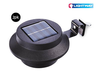 Solar Gutter Light 2pk or Fence Light 3pk
