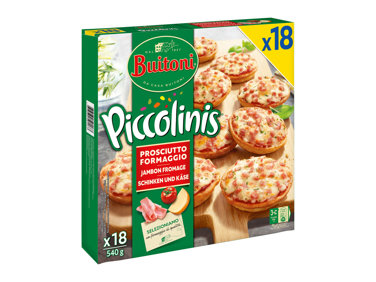 Piccolinis al prosciutto Buitoni