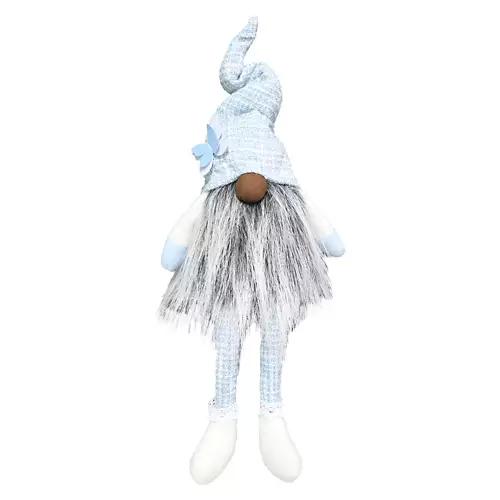 16" Spring Mini Gnome - Blue Tweed