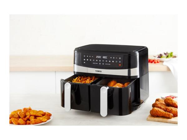 Tower 9L Dual Basket Air Fryer